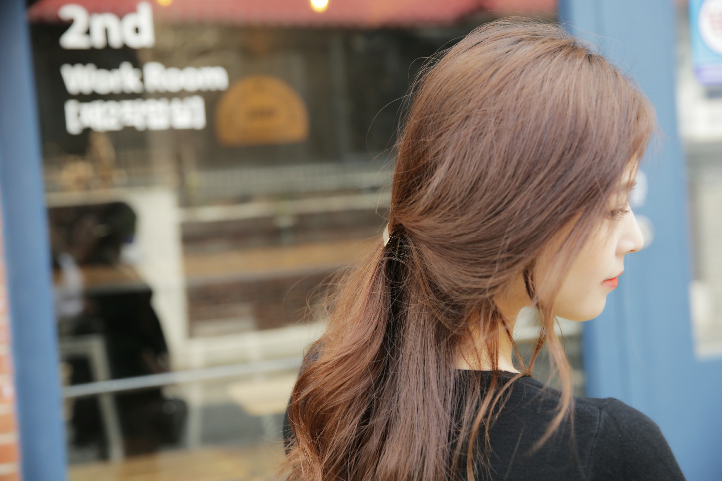 Hair Accessories Square Slim Matte Hairpin Gold Da