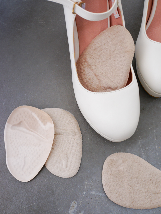 NEW LADIES SOCKS suede front cushion pad high heel