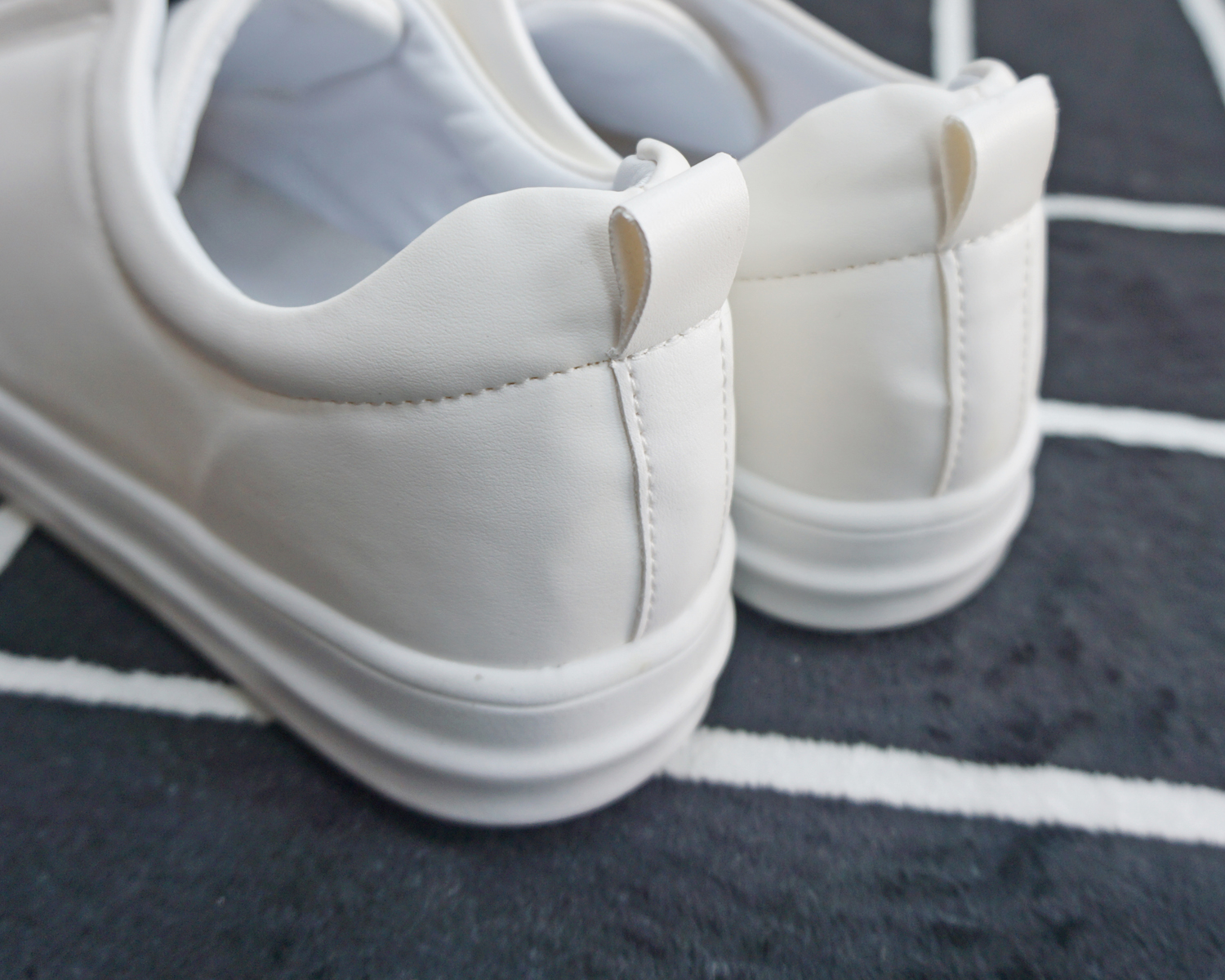 Men Height Shoes Bending Keyboard Slip-on 2 Color 