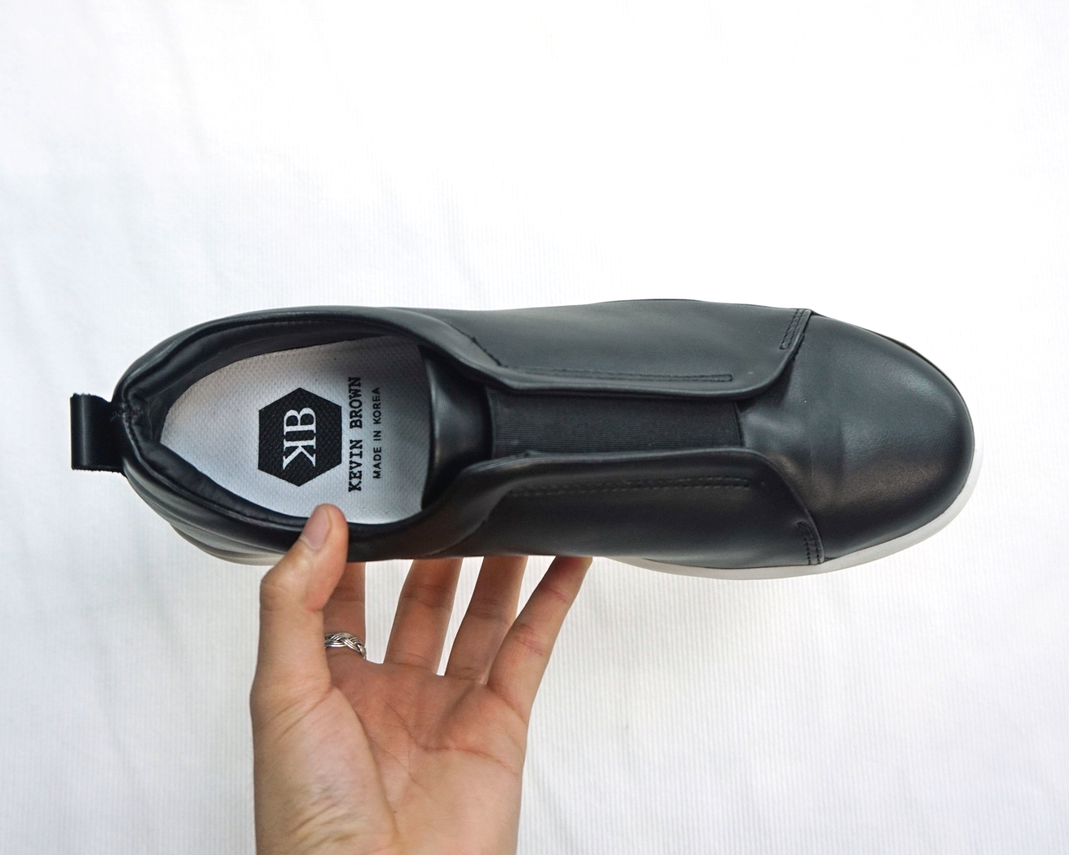 Men Height Shoes Bending Keyboard Slip-on 2 Color 