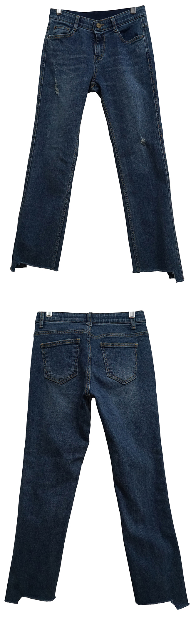 Women Jeans Pants Straight Cutting Jeans Twenties 