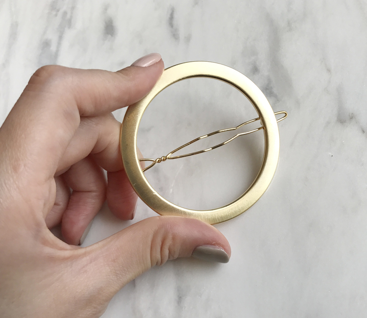 NEW HAIR CLIP HOOP Simple Wide Metal Hairpin Hairp