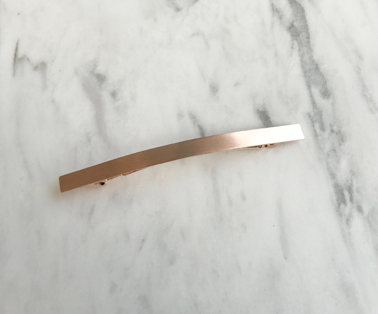 NEW HAIR CLIP HOOP Simple Wide Metal Hairpin Hairp