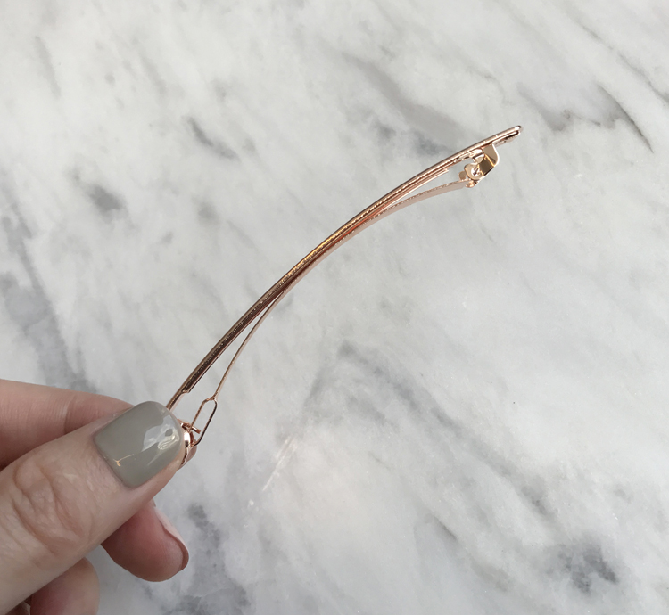 NEW HAIR CLIP HOOP Simple Wide Metal Hairpin Hairp