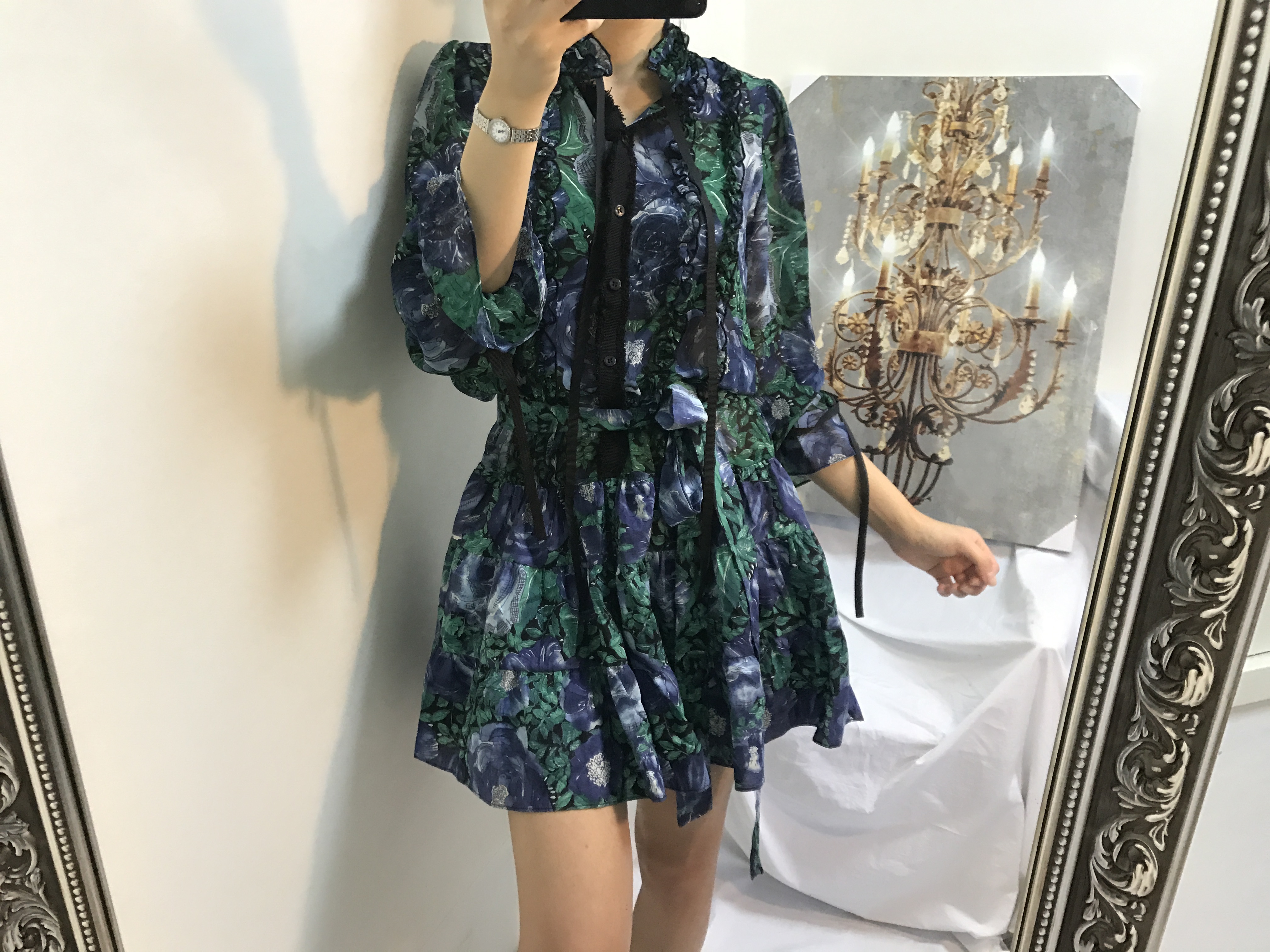 New Women Dress Flower dress dresser chiffon chiff