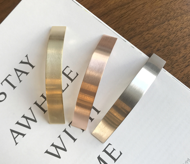 NEW HAIR CLIP HOOP Simple Wide Metal Hairpin Hairp