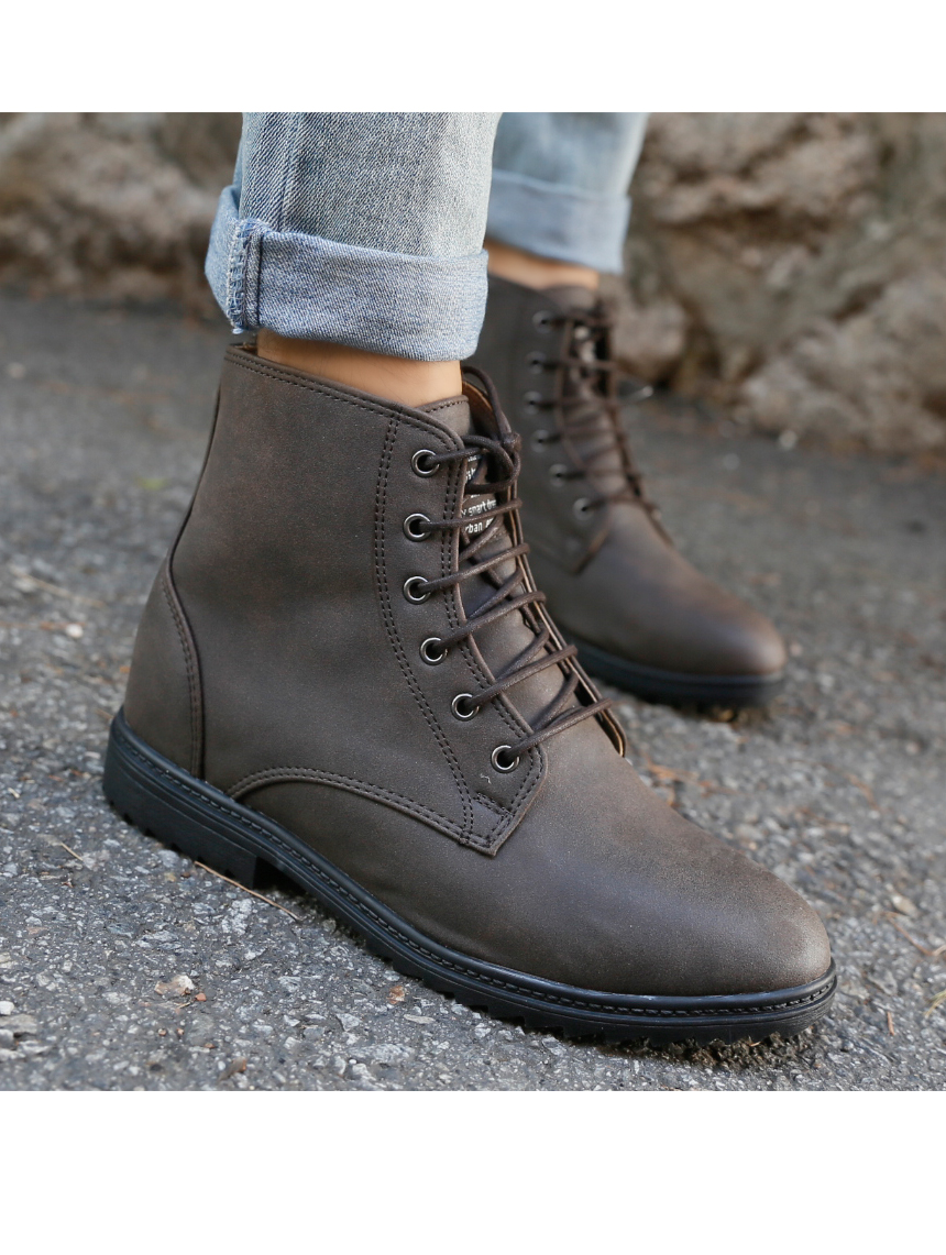 NEW MEN WALLKER BOOTS Kino Hiroshi 6cm Daily mattr