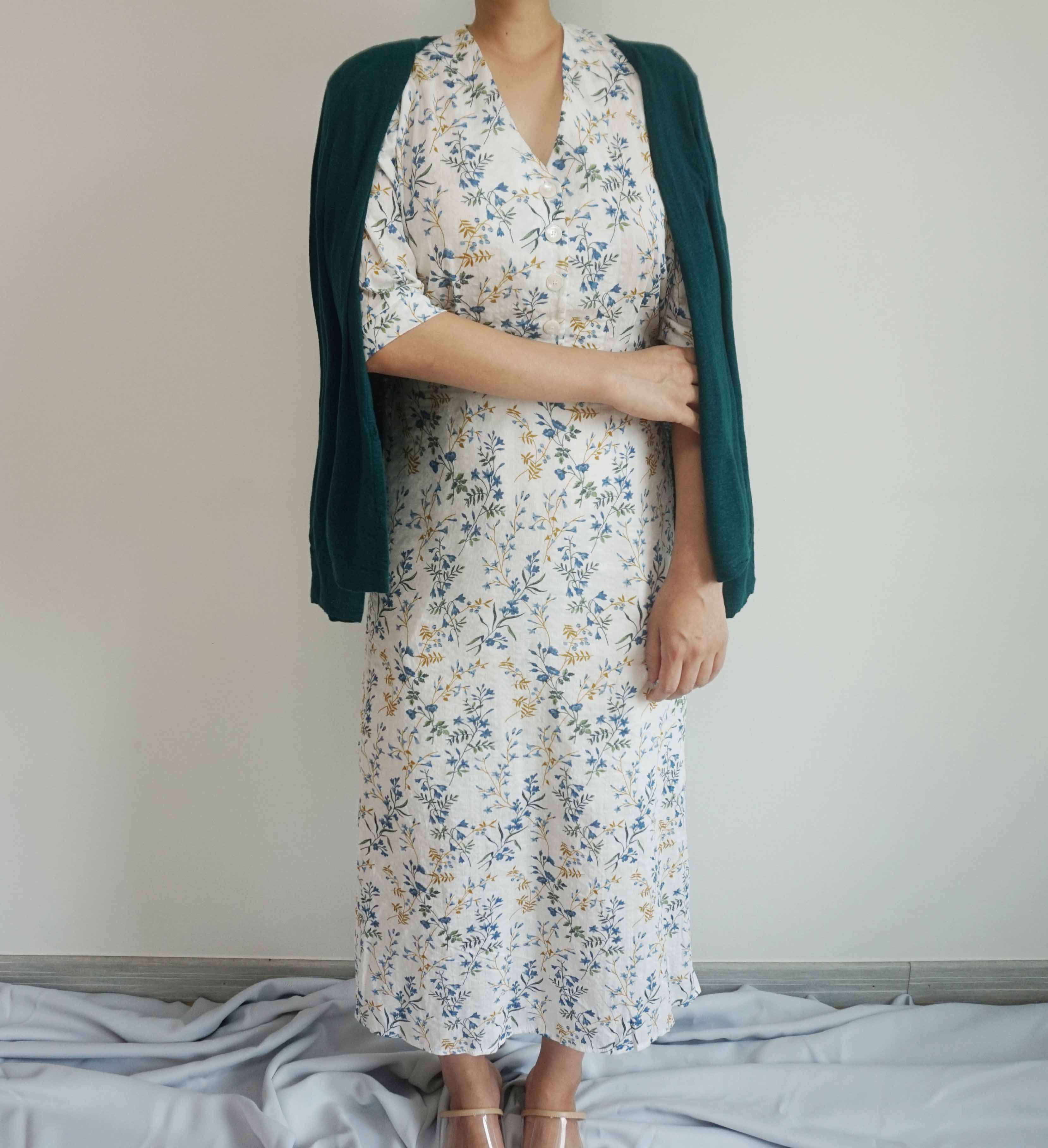 New Women Dress Paper Flower One Piece Ivory Daily