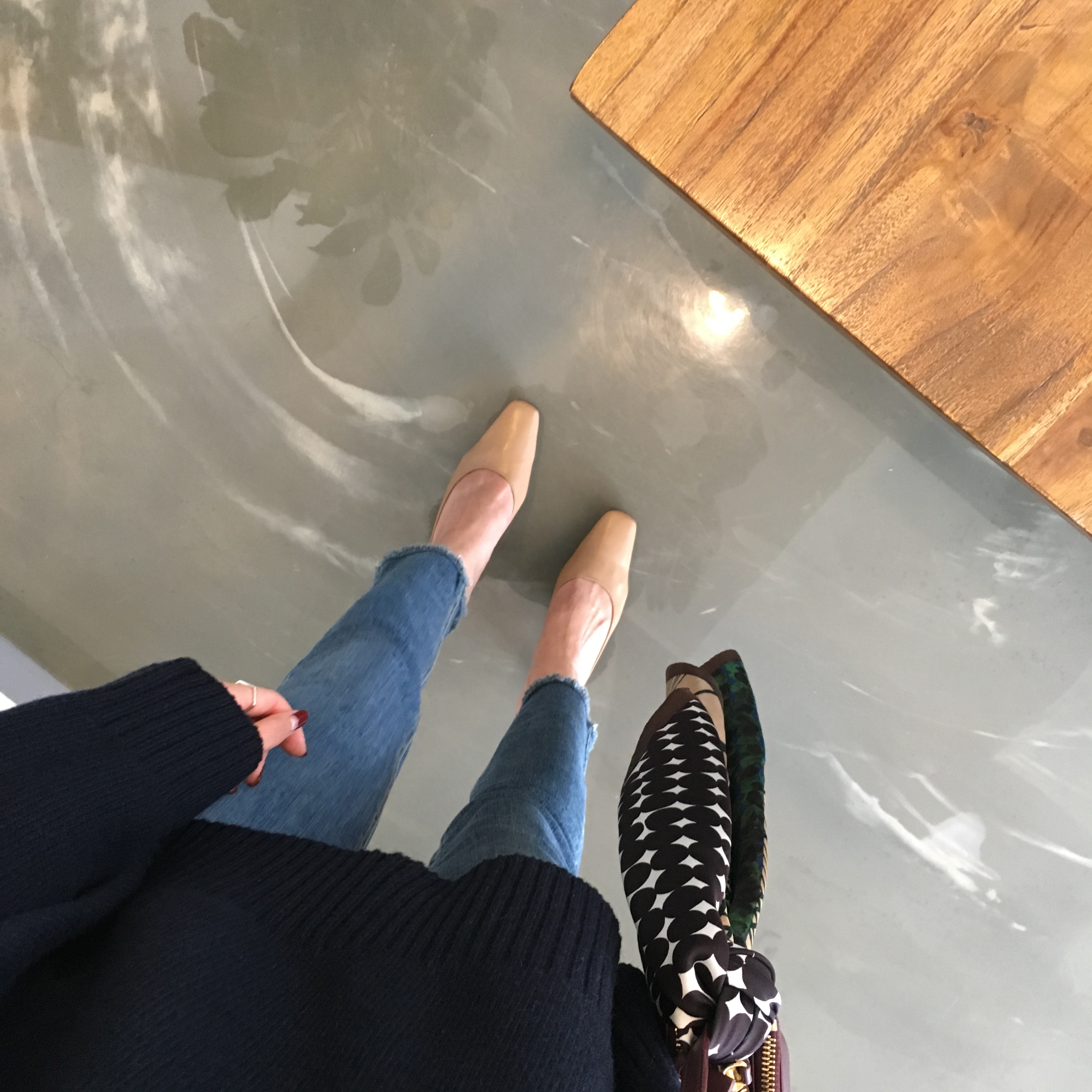 Women Jeans Pants Mono Beige Jeans Pants Sensibili