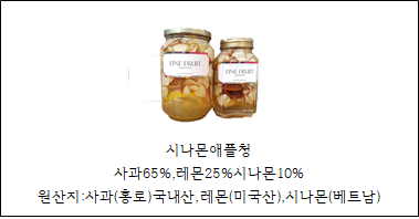 NEW HONEY CITRON TEA FINE WATER CHEMICAL Fruit Blu