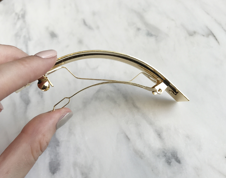 NEW HAIR CLIP HOOP Simple Wide Metal Hairpin Hairp