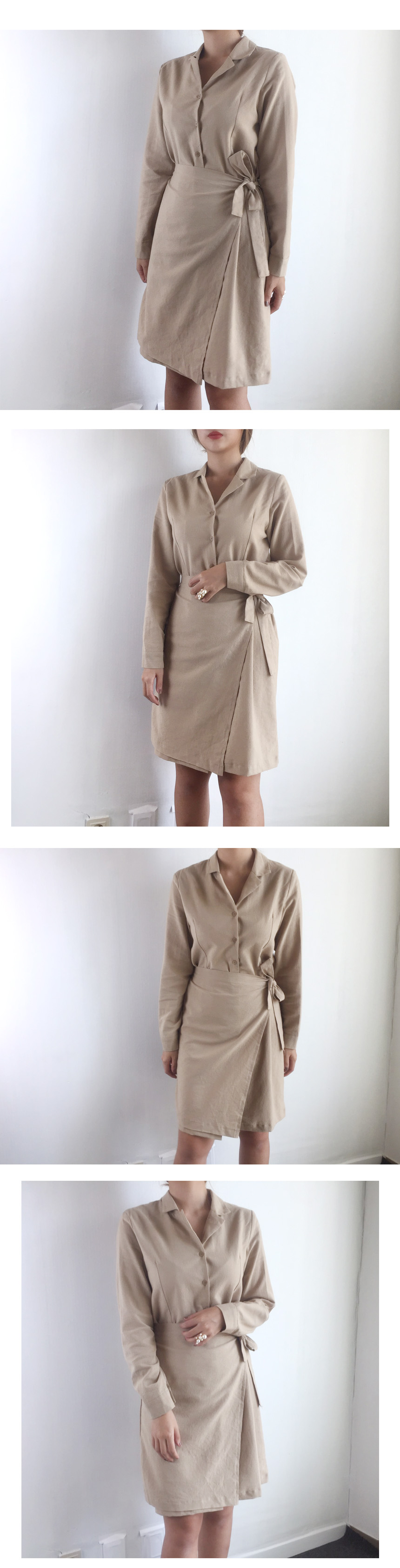 Fall Women's Shirts Wrapped Dresses Women's 