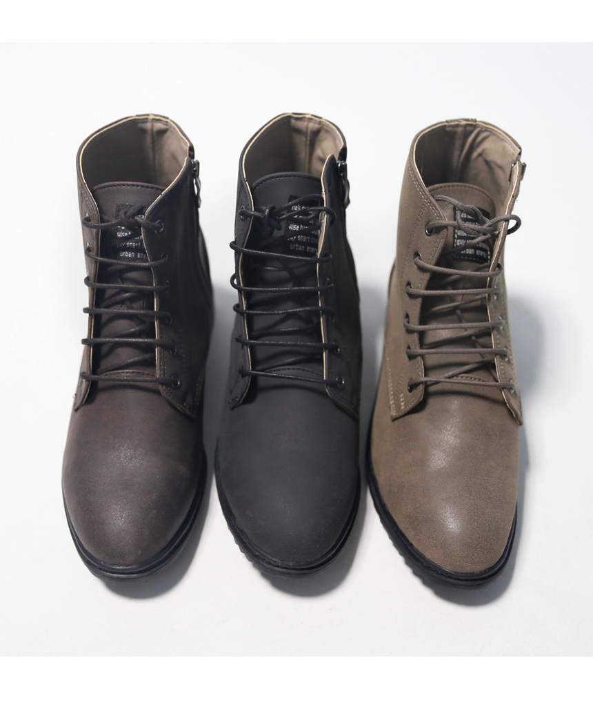 NEW MEN WALLKER BOOTS Kino Hiroshi 6cm Daily mattr