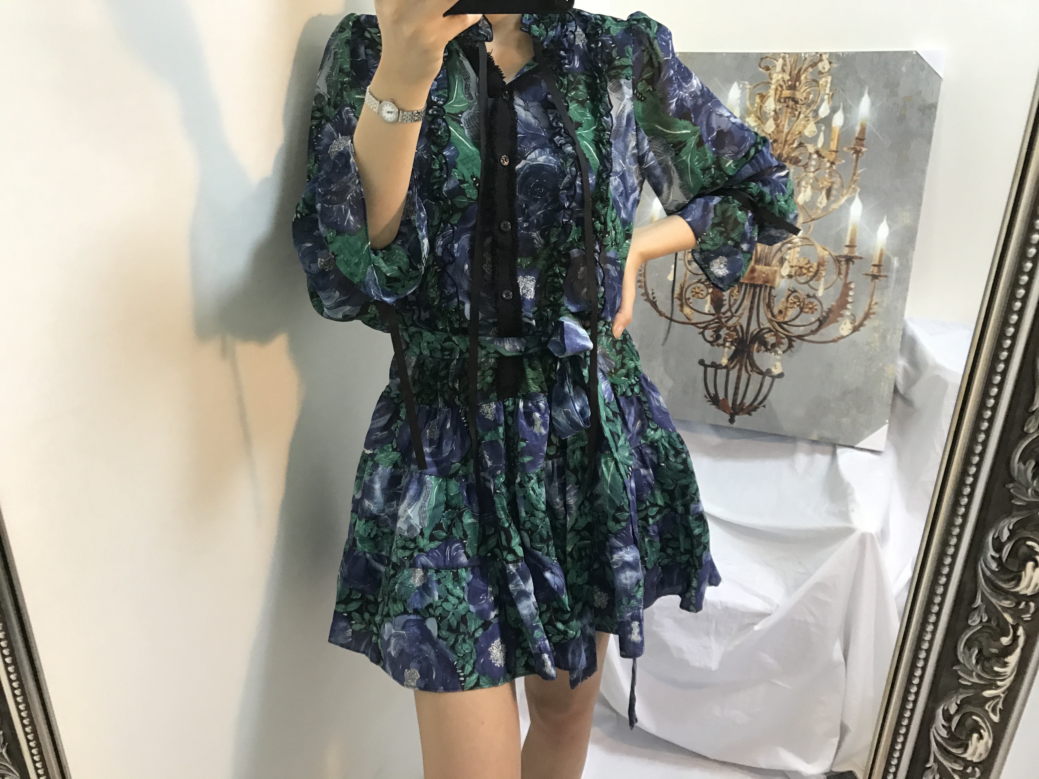 New Women Dress Flower dress dresser chiffon chiff