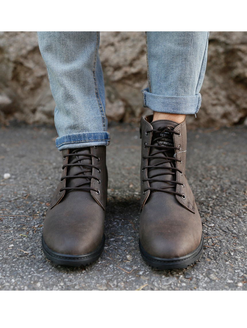 NEW MEN WALLKER BOOTS Kino Hiroshi 6cm Daily mattr