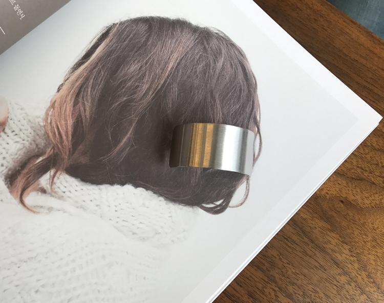 NEW HAIR CLIP HOOP Simple Wide Metal Hairpin Hairp