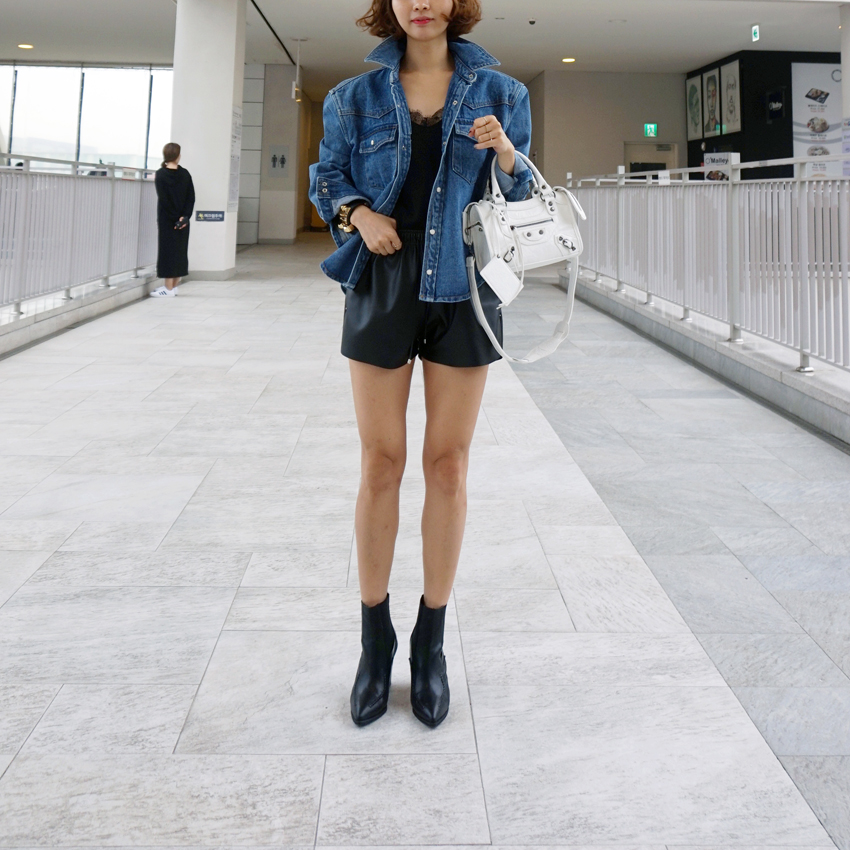 Women Short Pants Reza Leather Short Pants - Women