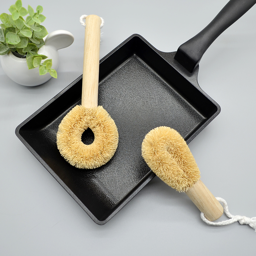 Scrubber Dish Washing Natural palm cake Kitchen cl