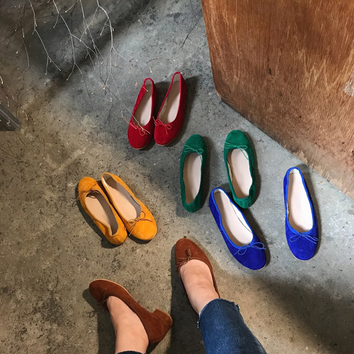 Real Lambskin Suede Middle Heel 1cm, 3cm Women'