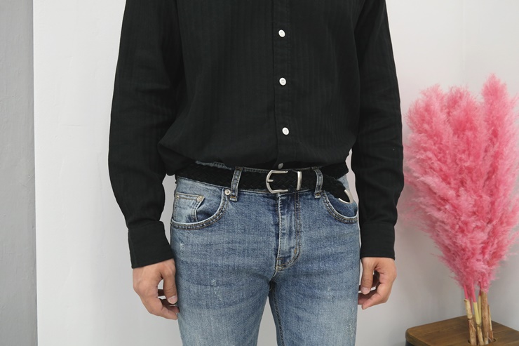 NEW MEN FASHION BELT Anderson suede woven belt man