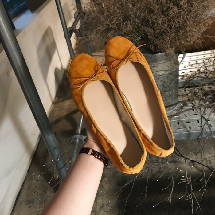 Real Lambskin Suede Middle Heel 1cm, 3cm Women'