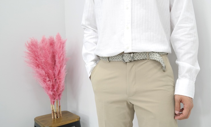 NEW MEN FASHION BELT Anderson suede woven belt man