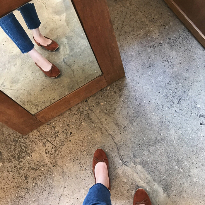 Real Lambskin Suede Middle Heel 1cm, 3cm Women'