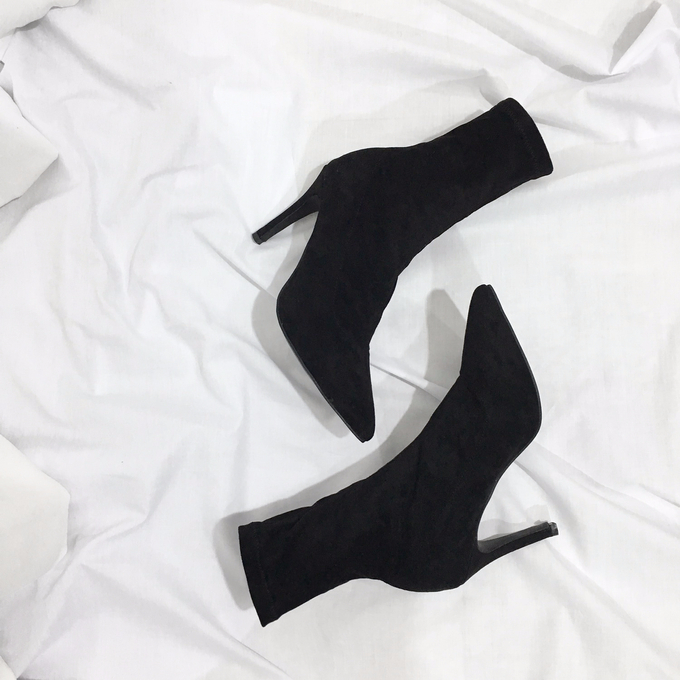 Suede Span Angle Boots Sachs 3 Color Monoglame Ank