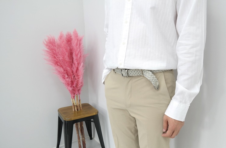 NEW MEN FASHION BELT Anderson suede woven belt man