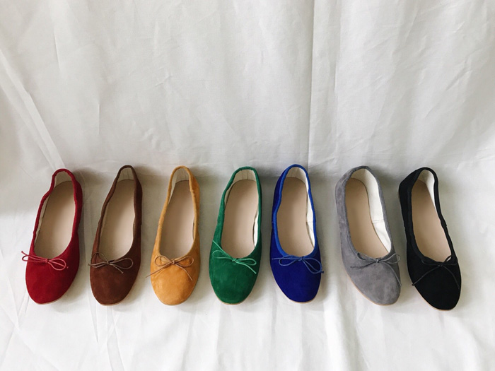 Real Lambskin Suede Middle Heel 1cm, 3cm Women'