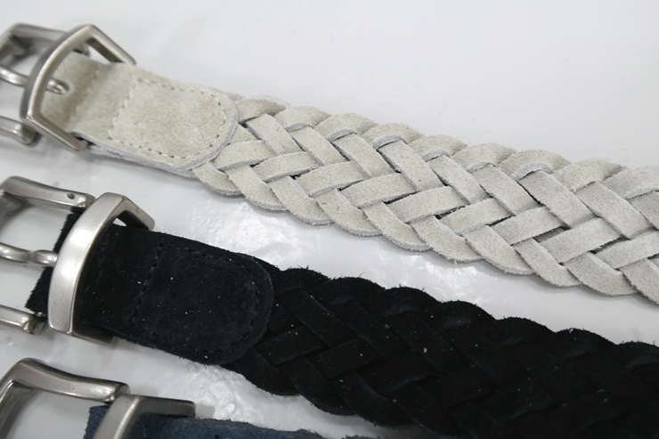 NEW MEN FASHION BELT Anderson suede woven belt man
