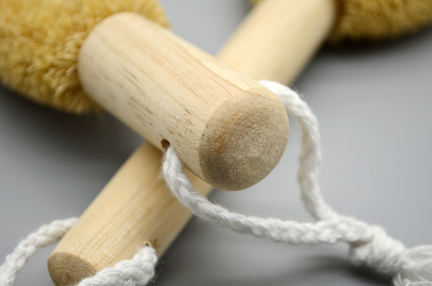 Scrubber Dish Washing Natural palm cake Kitchen cl