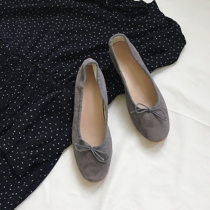 Real Lambskin Suede Middle Heel 1cm, 3cm Women'