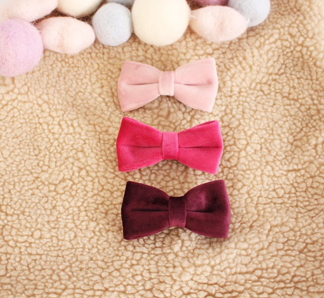 NEW HAIR CLIP HOOP soft velvet ribbon pin pin hot 