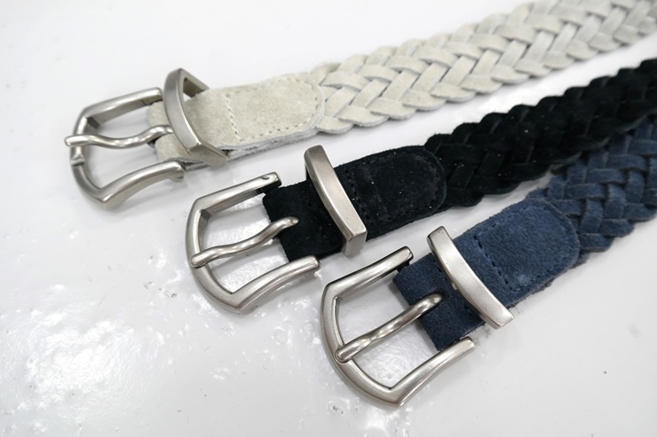 NEW MEN FASHION BELT Anderson suede woven belt man