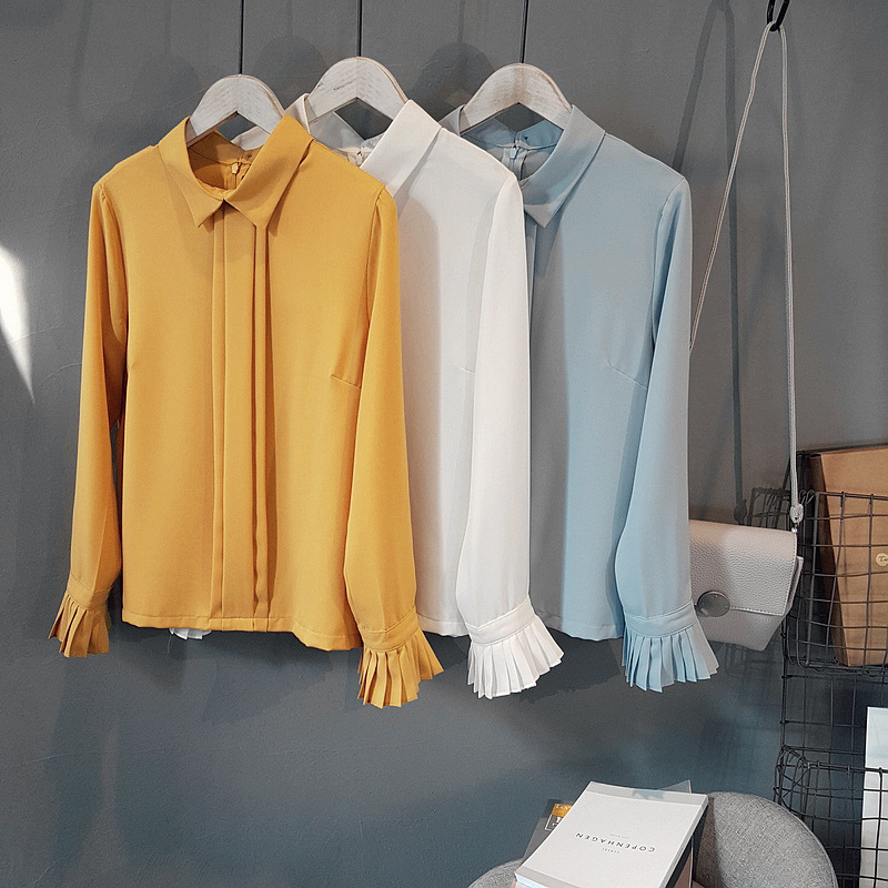 Women Blouses Sleeveless ruffle black white check 