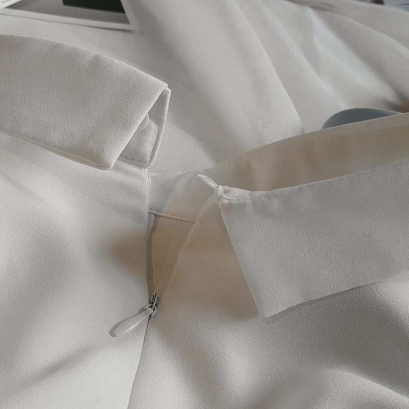 Women Blouses Sleeveless ruffle black white check 