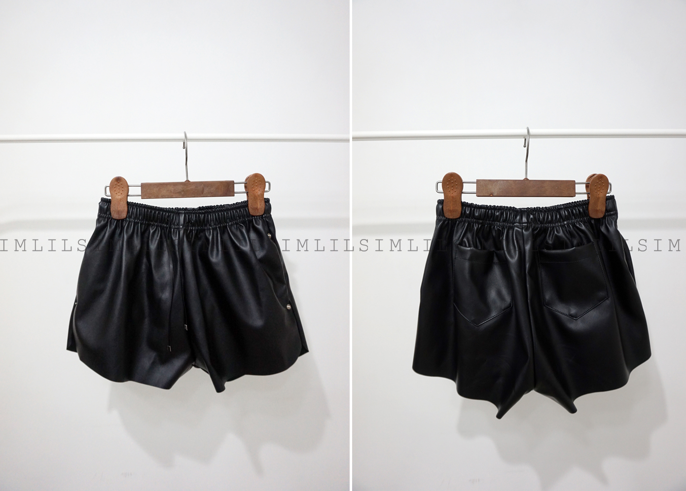 Women Short Pants Reza Leather Short Pants - Women