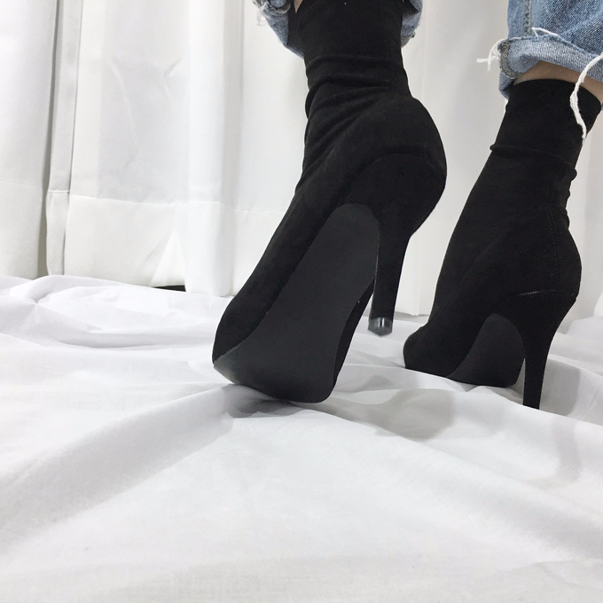 Suede Span Angle Boots Sachs 3 Color Monoglame Ank