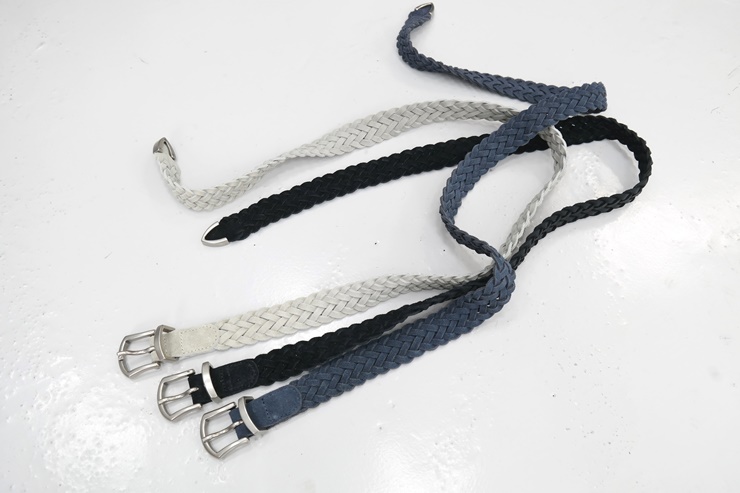 NEW MEN FASHION BELT Anderson suede woven belt man
