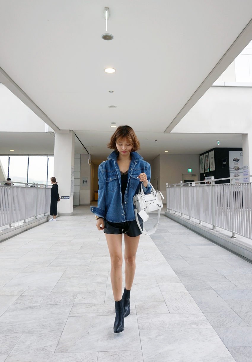 Women Short Pants Reza Leather Short Pants - Women