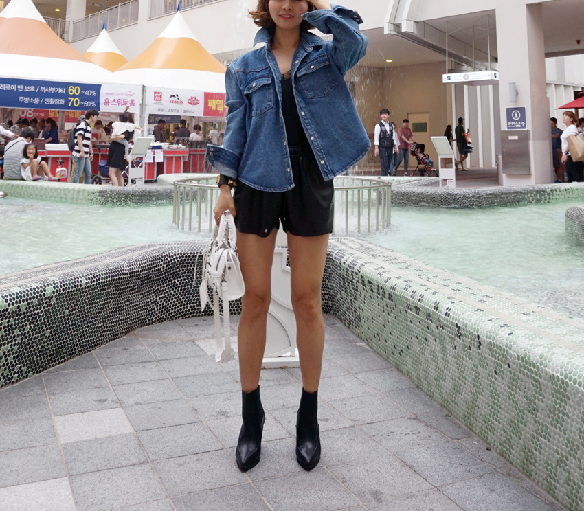 Women Short Pants Reza Leather Short Pants - Women