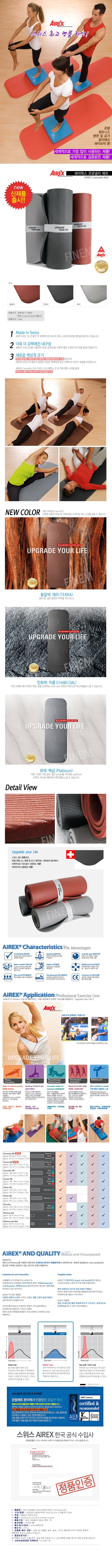 New Yoga Mat Luxury Swiss Matt Airex Coronella 200