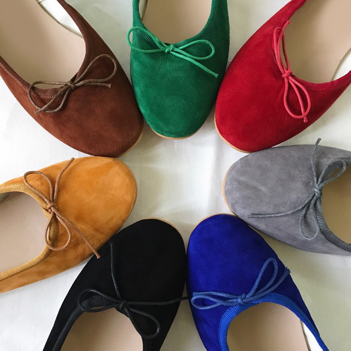 Real Lambskin Suede Middle Heel 1cm, 3cm Women'