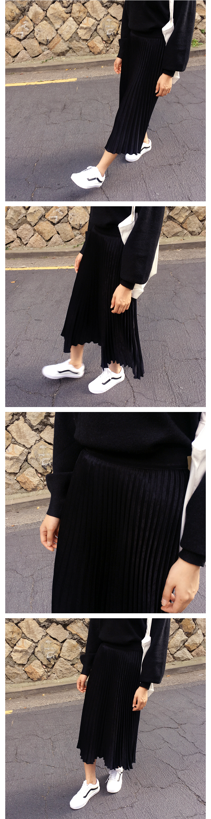 Glitter Pleated Bending Skirt Ten Girls Daily Coor