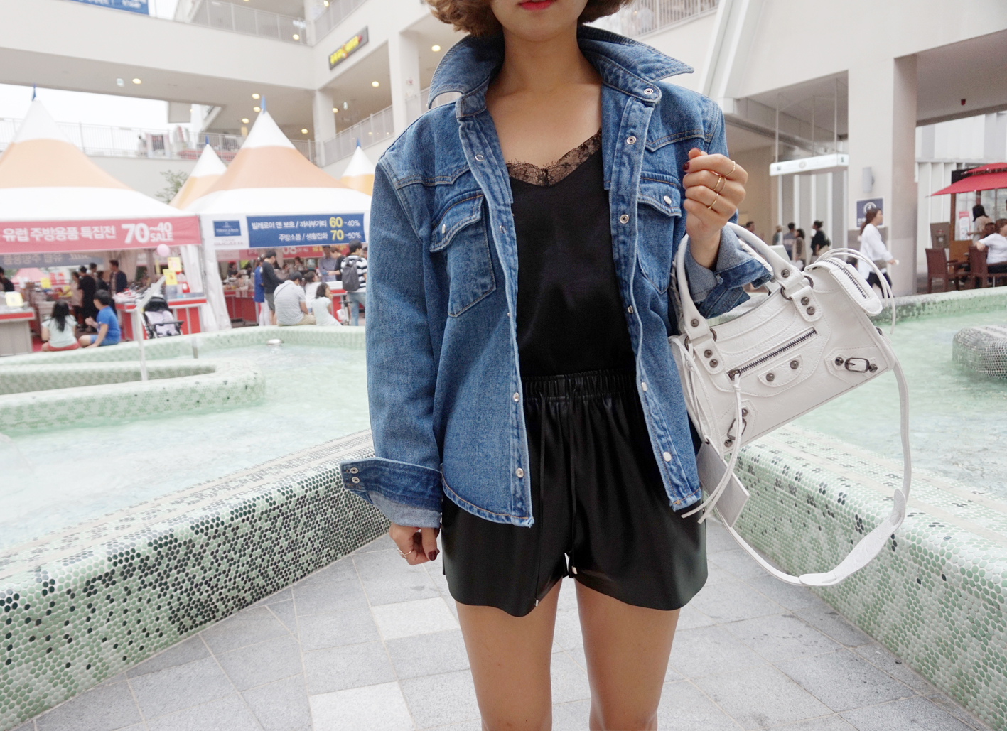 Women Short Pants Reza Leather Short Pants - Women