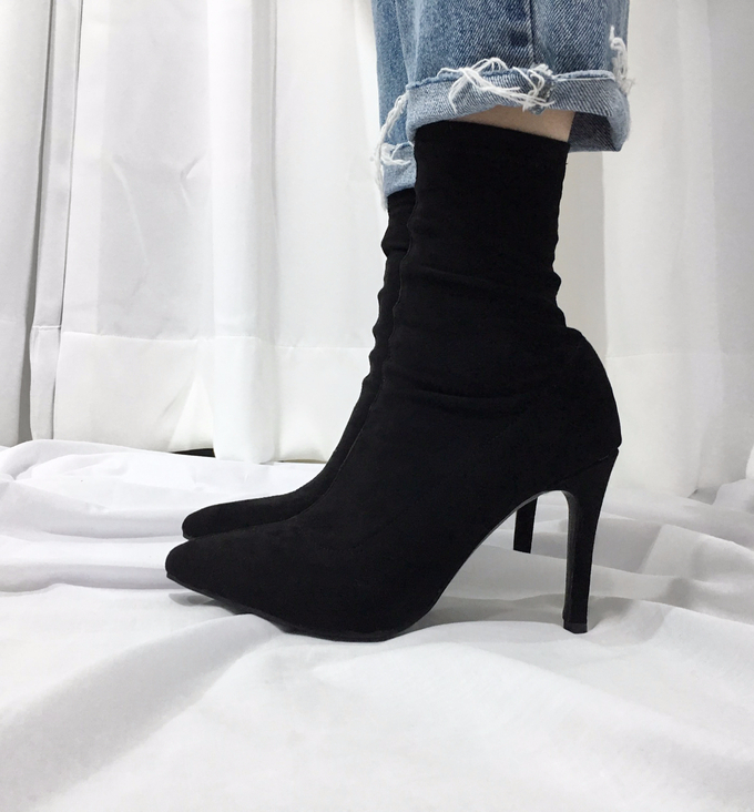 Suede Span Angle Boots Sachs 3 Color Monoglame Ank