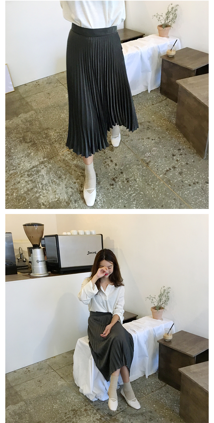 Glitter Pleated Bending Skirt Ten Girls Daily Coor