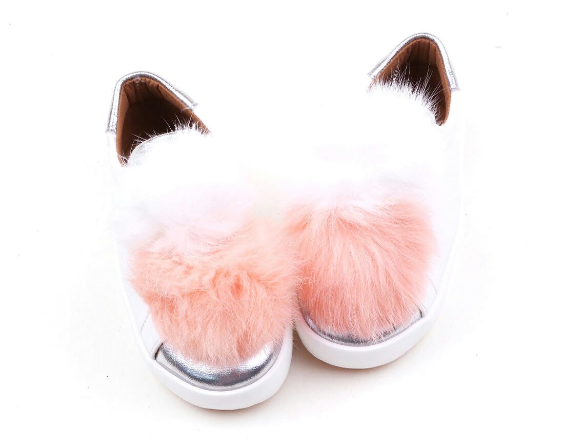 NEW KIDS SHOES baby girl child black white slip-on