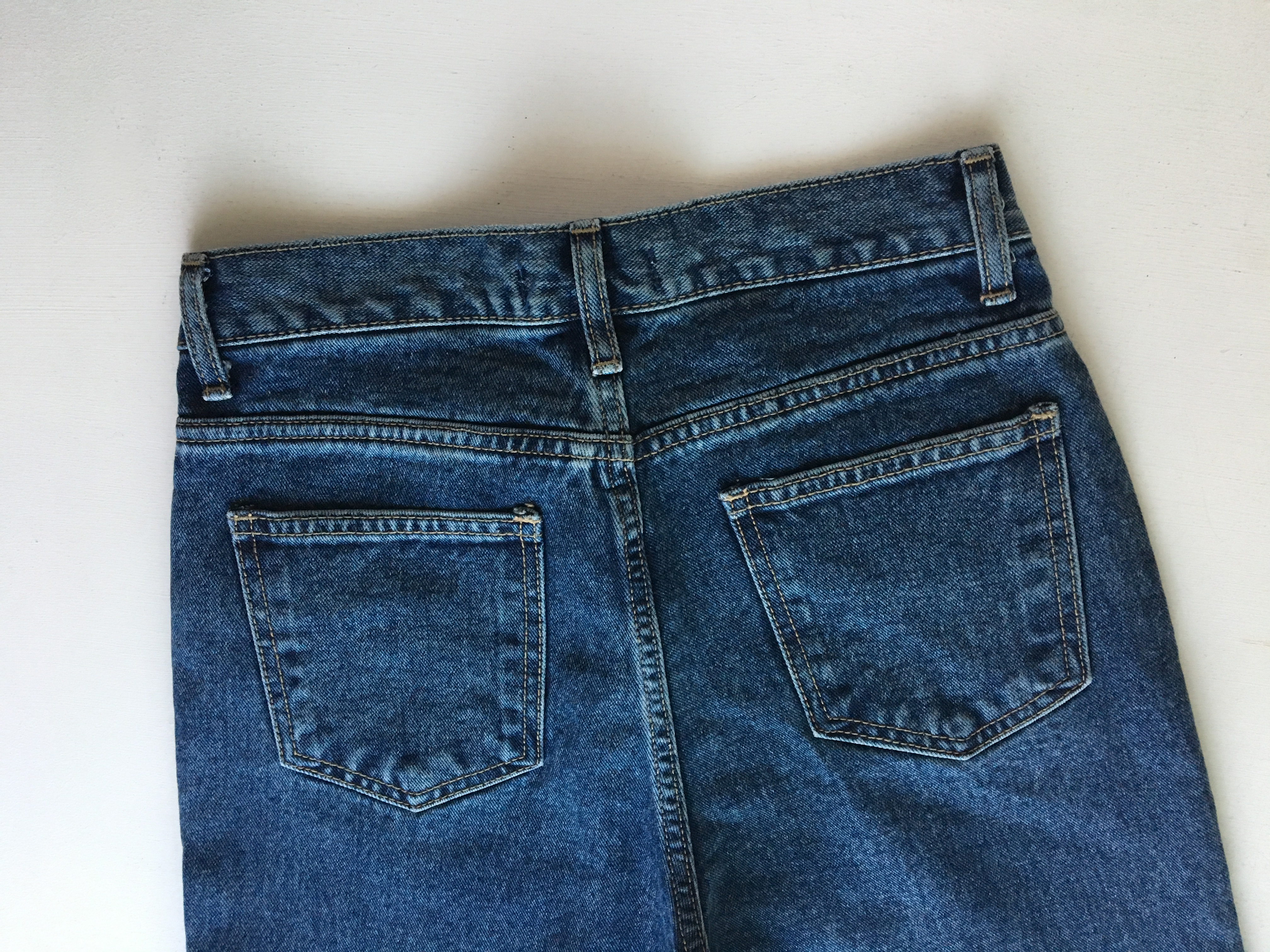 Women Jeans Pants Roll-up Denim Pants Jeans Vintag